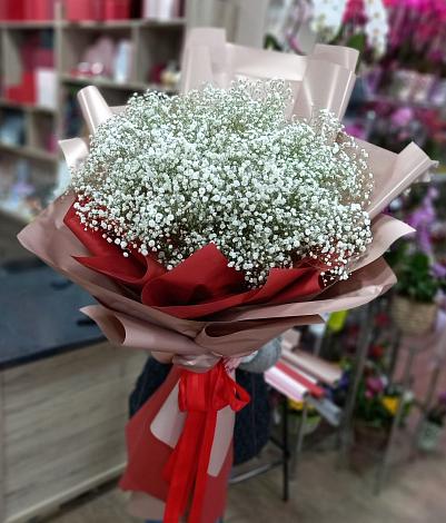 Букет цветов из: Гипсофила в Русской Буйловке